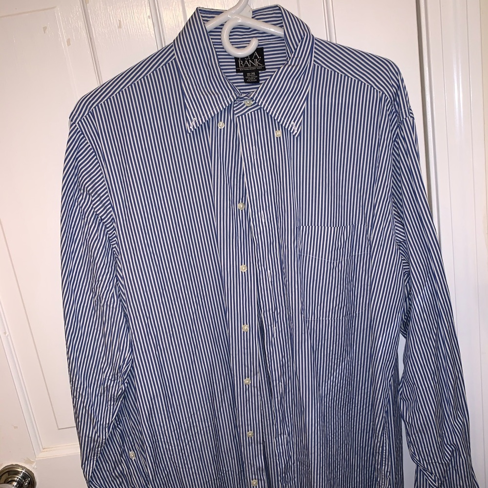 JoS A. Bank - Men’s Striped Button-down Shirt